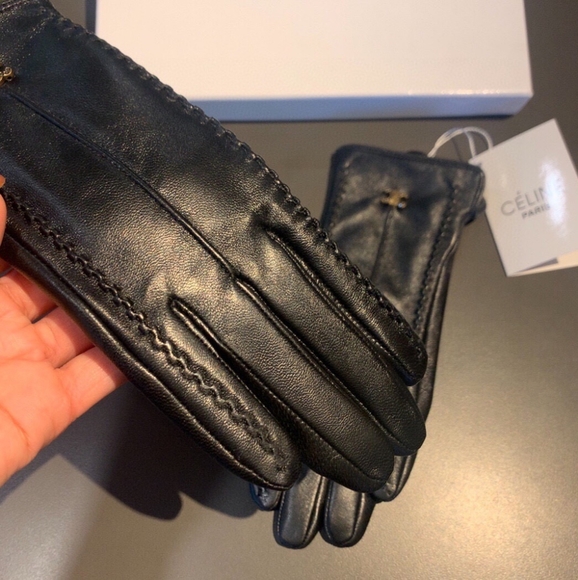 Céline Women's new high-end sheepskin gloves - Picture 2 of 5